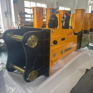 Martillo Hidráulico de Servicio Pesado SB131 con Cincel de 165 mm para Excavadoras CAT 336, PC400 y Volvo EC360 |   Martillo Silenciado Tipo Caja, Precio - Product Image 1