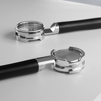 Porte-filtre sans fond BANLEE 58 mm CNC avec panier filtrant de précision compatible avec la machine à expresso E61