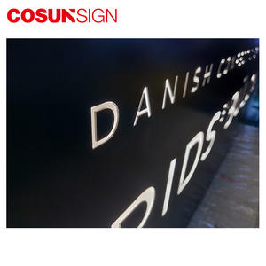 Açık yuvarlak şekil dükkanı isim kartı tasarımları ışık kutusu - Product Image 2