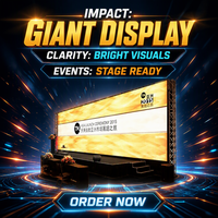 Écran d'affichage LED intérieur 320x160mm pour événements P2 Mur vidéo LED Pantallas LED
