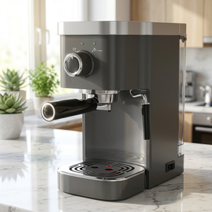 Semi Automatic <b>Espresso</b> Coffee Machine 15 Bar 1300W Stainless Steel Electric Brew System for Household Use - Product Image 1