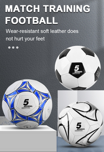 Balón de fútbol Deportivo, logo personalizado, tamaño 5, buena calidad, venta al por mayor - Product Image 5