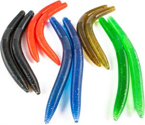 Señuelo de Pesca de Gusano de Plástico Suave de 8g y 14cm, Señuelos de Pesca Senko para la Pesca de Lubina - Product Image 1
