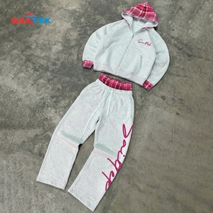 Tute Mimetiche Personalizzate <span class=keywords><strong>con</strong></span> Ricamo 3D, <span class=keywords><strong>Felpa</strong></span> <span class=keywords><strong>con</strong></span> <span class=keywords><strong>Cappuccio</strong></span> di Alta Qualità <span class=keywords><strong>con</strong></span> Zip e Pantaloni a Gamba <span class=keywords><strong>Larga</strong></span> <span class=keywords><strong>con</strong></span> Doppia Vita, Streetwear Y2K - Product Image 2