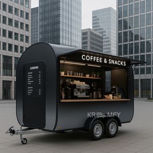 <b>Small</b> Fast Coffee Cart Mobile Hot Dog Cooking <b>Car</b> Concession Catering <b>Trailer</b> with Sink Ice Cream Food Truck Shop - Product Image 6