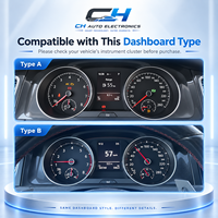 Für VW Golf 7 MK7 Plug-and-Play LCD-Armaturenbrett Instrumentencluster Tachometer Cockpit-Anzeige Ersatz