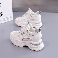 Chaussures de papa pour femmes décontracté semelle intérieure en EVA à semelles épaisses chaussures de course de sport à la mode augmentant la hauteur toutes les saisons