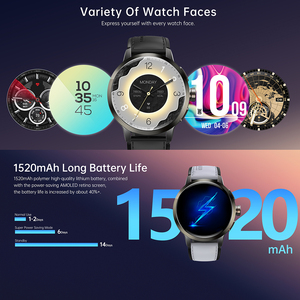 Reloj Inteligente Global DM82 con Pantalla AMOLED de 1.75 Pulgadas, Batería de 1520 mAh, Red 4G, Resistencia al Agua IP68, Monitorización de Frecuencia Cardíaca y Oxígeno para Deportes al Aire Libre - Product Image 4