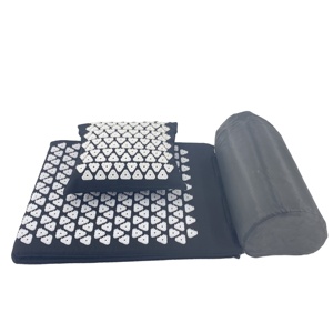 Nieuwe Hengyue CC-03 Eco Natuurlijke Groothandel ABS Spikes Linnen Acupressuurmat en Kussenset met Tas - Product Image 2