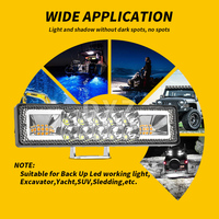 Barre lumineuse de travail DXZ certifiée CE, clignotante/stroboscopique, 6 pouces, 16 LED, blanc+ambre, rouge+bleu, pour bateau, voiture, remise à niveau/amélioration, phare antibrouillard, conduite