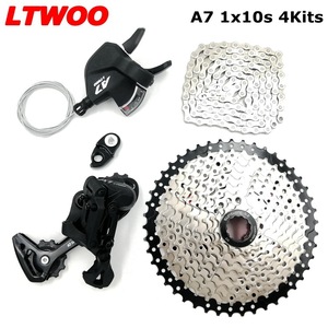 Grupo de Transmisión LTWOO A7 1x10 Velocidades para Bicicleta de Montaña, Palanca de Cambios + <span class=keywords><strong>Desviador</strong></span> Trasero + Cassette 36-50T + <span class=keywords><strong>Cadena</strong></span>, Piezas para Bicicleta - Product Image 2