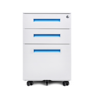 Vente en gros Armoire de rangement mobile pour bureau commercial Petit classeur en acier <span class=keywords><strong>avec</strong></span> <span class=keywords><strong>tiroir</strong></span> Socle mobile Armoire mobile à 3 tiroirs - Product Image 1