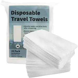 Natural cotton skin friendly lint free hotel spa bath towels disposable towels for beauty salon