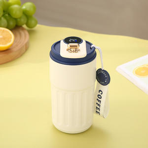 Termo inteligente de acero inoxidable 316, taza de café para niñas con cuerda portátil, vaso de coche, función de acompañamiento - Product Image 5