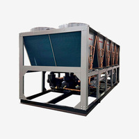 Refroidisseur d'eau à vis à air refroidi sur mesure de 215 kW à 640 kW, refroidisseur de glycol basse température pour usine chimique, modèle simple