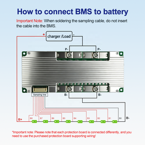 Système de gestion de batterie (BMS) XJ-D621 8S 24V 25.6V 100A 120A 150A pour LifePO4 LFP Li-ion NMC Sodium-ion Na-ion avec équilibrage NTC - Product Image 5