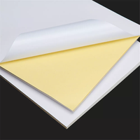 Vente flash - Feuilles d'étiquettes autocollantes blanches imperméables A4 pour étiquettes d'expédition avec laminage brillant