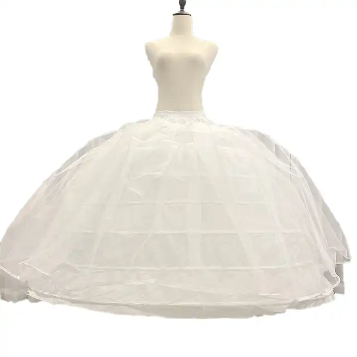 6 Hoop Ball Gown Petticoat Full Crinoline Skirt Bridal Gown Six Laps Wedding  Dress Underskirt Slip Wedding Accessories - Petticoats - AliExpress