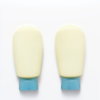 Paquet de tube souple de 50ml de cosmétiques en gros Logo de tube de crème de lotion en plastique à bouchon vissé disponible
