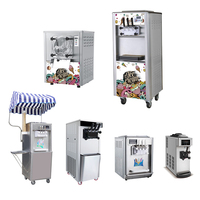 Ensemble complet de machines à snacks : machine à crème glacée, friteuse, machine à poulet, machine à popcorn, gaufrier, machine à panini, machine à sandwichs