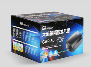 Bomba de Oxígeno SUNSUN Serie CAP 30L/min Ultra Silenciosa y Ecológica para Piscicultura y Acuarios, para Estanques Pequeños, Uso en Exteriores, Color Negro - Product Image 6