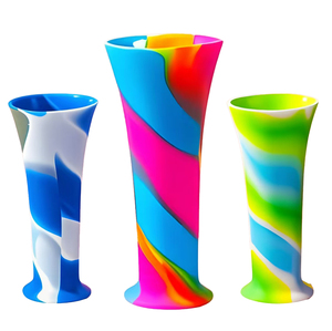 Mini copas de vino irrompibles sin BPA de 2oz, taza de silicona, taza medidora pequeña, vasos mezcladores para Bar, fiesta de boda, regalo de Bar - Product Image 1