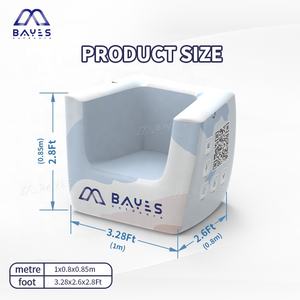Bomba de aire inflable para exteriores con diseño personalizado rápido, sofá de un solo asiento, silla de película inflable, sofá - Product Image 5