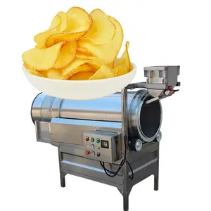 Snack Food Fries maní frijoles chips crujientes comida para mascotas condimento máquina aromatizadora