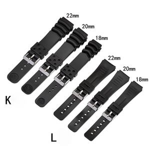 Correa de reloj de TPU negra para <span class=keywords><strong>Casio</strong></span> DW-9052 DW-6900 GW-6900 G-6900 DW-5600 G-5600 - Product Image 2