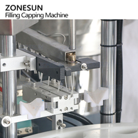 ZONESUN ZS-AFC9L entièrement automatique Monobloc rotatif cosmétique vide parfum petite bouteille liquide remplissage sertissage capsulage Machine