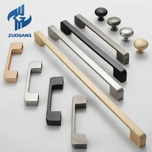 guangzhou zuogang in stock hidden metal cabinets wardrobe clam furniture dresser pulls drawer kitchen knurled cabinet handle