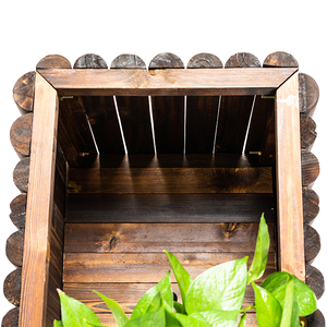 <span class=keywords><strong>Maceta</strong></span> redonda de madera para jardín, <span class=keywords><strong>maceta</strong></span> de barril de madera redonda de estilo moderno, <span class=keywords><strong>maceta</strong></span> de madera decorativa para interiores y exteriores para suelo - Product Image 2