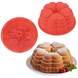 Easy Demold 6Pcs Cake <b>Baking</b> Tools <b>Silicone</b> Cake Molds With High-Temperature Resistant - Product Image 5