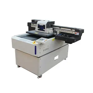 6090紫外发光二极管平板打印机数字印刷机，用于在木质丙烯酸玻璃上印刷