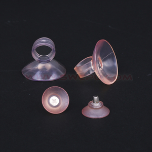 Ventouses en silicone transparent personnalisées, petites ventouses à vide, fabrication sur mesure - Product Image 1
