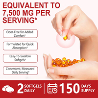 Gélules d'extrait d'ail vieilli OEM 7500mg, capsules d'extrait d'ail sans odeur, suppléments d'ail vieilli pour la santé cardiaque et immunitaire