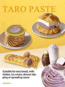 Pâte de taro riche en saveur <span class=keywords><strong>violette</strong></span> de qualité supérieure pour les boissons au lait à bulles et les mélanges de thés aux fruits - Product Image 2