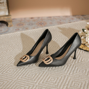 Y <span class=keywords><strong>5</strong></span> 7 9cm tacchi alti sottili 33-42 <span class=keywords><strong>scarpe</strong></span> da cantante a punta chiuse <span class=keywords><strong>scarpe</strong></span> da donna donna ufficio femminile - Product Image 4