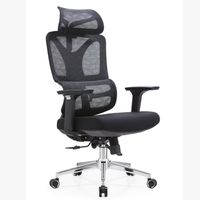 Chaise de bureau ergonomique, chaise multifonction 3D avec soutien lombaire, chaise de jeu moderne de style exécutif, chaise de bureau pivotante