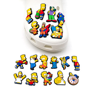 Superventas: Dijes para zapatos de PVC blando con diseño de series de televisión animadas americanas, accesorios de decoración para calzado de dibujos animados, al por mayor para fans. - Product Image 4