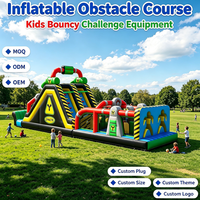 Château gonflable avec toboggan pour enfants, maison de saut extérieure pour jardin, centre de jeux amusant pour fêtes d'été