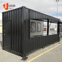 L'usine fournit directement 20 pieds conteneur mobile café boutique détachable conteneur d'expédition restaurant magasin à vendre