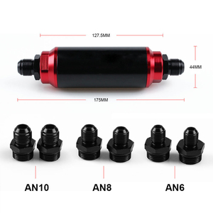 Car modified 44mm oil fuel filter 50mm oil filter connector AN6AN8AN10