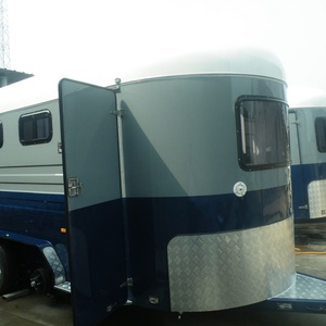 Remolque de Comida Remolcable de Longitud Mejorada para 2 Caballos, Nuevo, Metálico, de 4 Ruedas, para Aplicaciones de Comida Rápida, Fábrica de Snacks, Bodega, Venta Minorista y Hot Dogs - Product Image 6