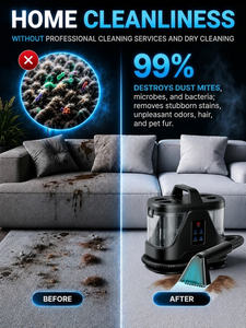 Aspiradora Extractora de Vapor Multimodo 4 en 1 para Alfombras, 16000 Pa de Súper Succión, Limpiador de Manchas con <span class=keywords><strong>8</strong></span> Accesorios Versátiles - Product Image 4