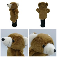 Housses de protection personnalisables pour clubs de golf, motif kangourou, en peluche polyester, pour têtes de clubs, et housses de protection pour clubs de golf en forme de pattes de poulet