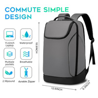Mochila de Negocios de Gran Capacidad para Hombre con Logotipo Personalizado, Resistente al Agua, para Portátil, Multifuncional, Informal, para Viajes