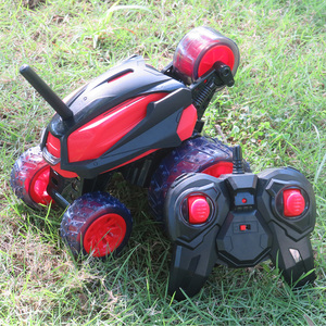 Voiture de course acrobatique à 5 roues divertissante, télécommande anti-interférence 2,4 GHz, 360 °   Trottinette à roulettes avec lumières LED clignotantes, design antichoc - Product Image 3