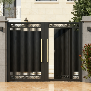 Puertas de Villa de Diseño Artístico de Lujo, Ecológicas, Duraderas, de Bajo Mantenimiento, de Aleación de Aluminio, Directas de Fábrica, Seguras - Product Image 2