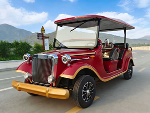 Autobús Turístico Eléctrico de Estilo Vintage, 8 Plazas, Autobús Clásico para Puntos Turísticos - Product Image 3